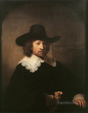 Rembrandt van Rijn Painting - Retrato de Nicolaas van Bambeeck Rembrandt
